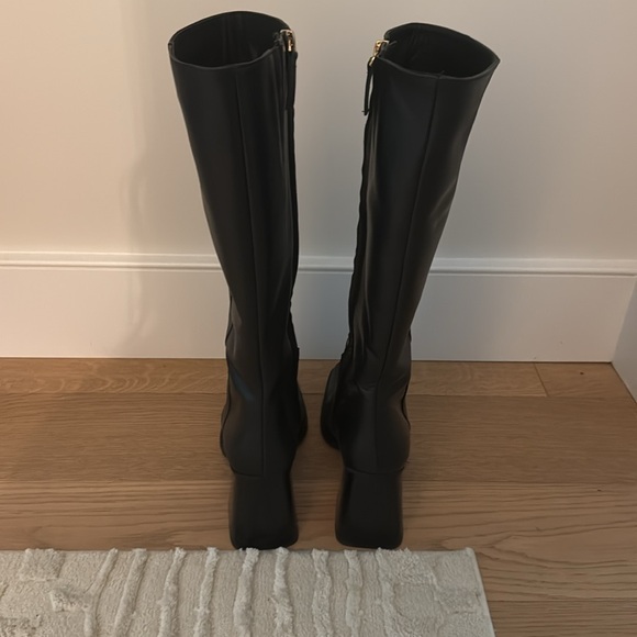 Feners black leather boots - Picture 2 of 5